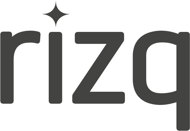 Rizq logo Blue.Gold 